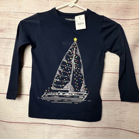 Crewcuts Girls Long Sleeve Graphic Tee Sz XXS (2-3) - Picture 1 of 7